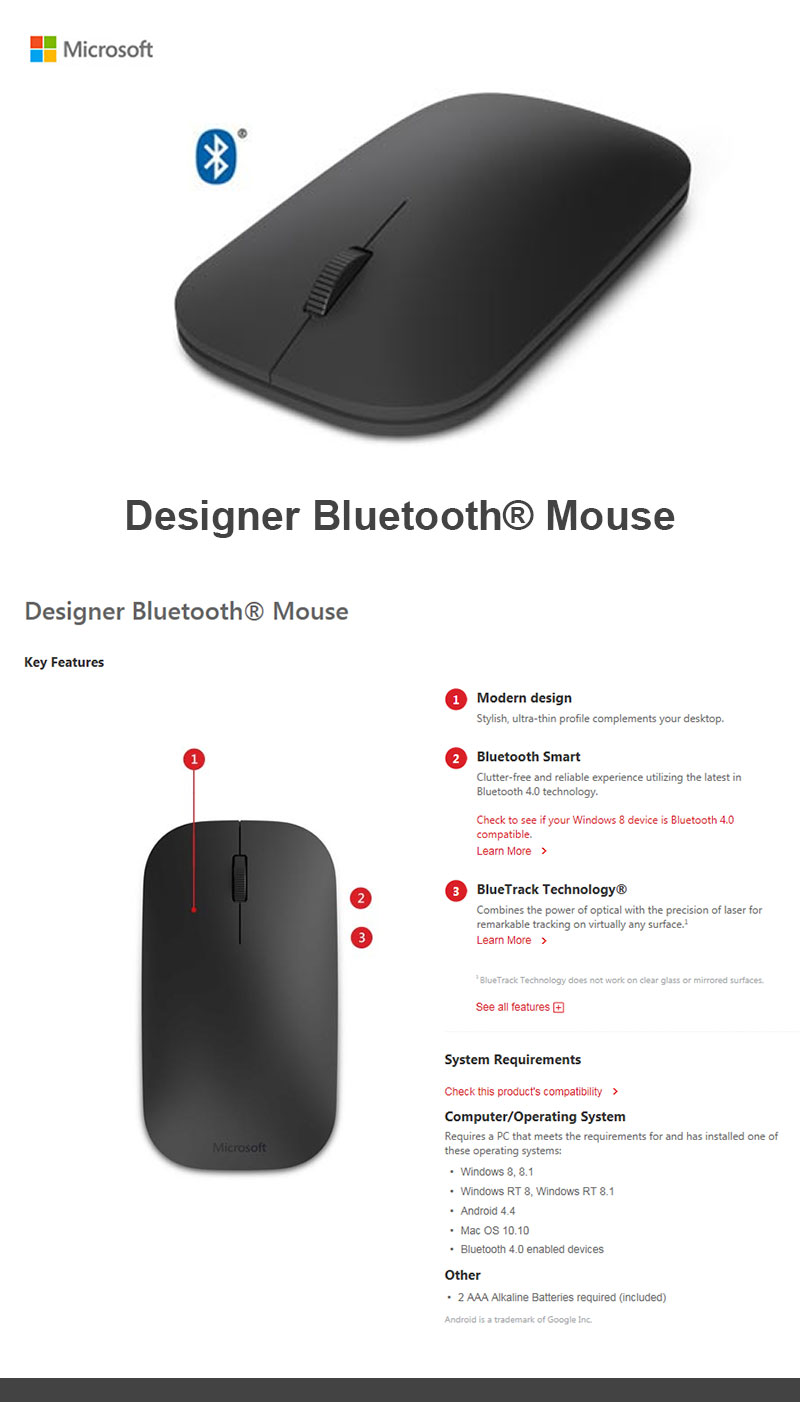 Designer bluetooth mouse Designer bluetooth mouse