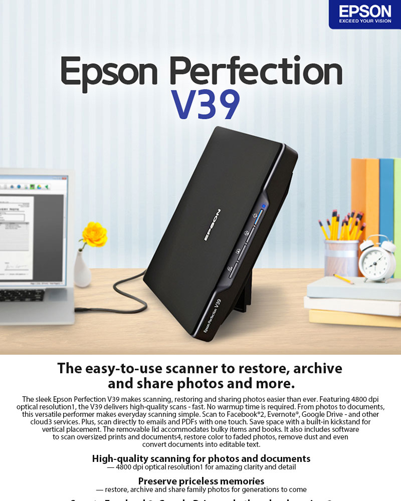 epson v39 scanner software download